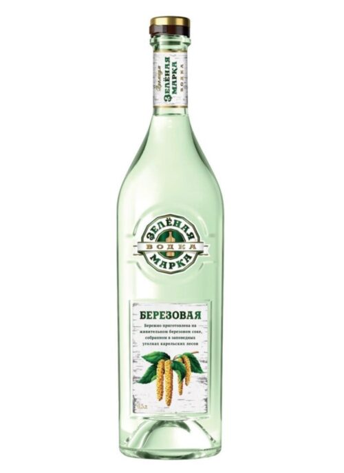 Водка Зеленая Марка Березовая 38% (0.5L)