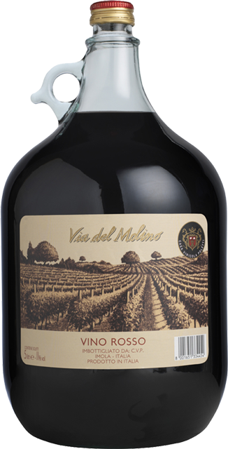 Вино Via del Molino Red Semi-Sweet 10% (5L)