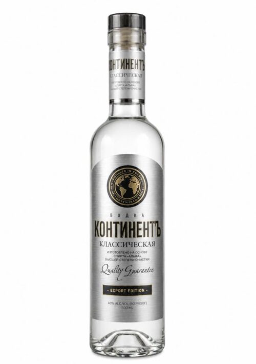 Водка Континенть Классическая 40% (0,5L)