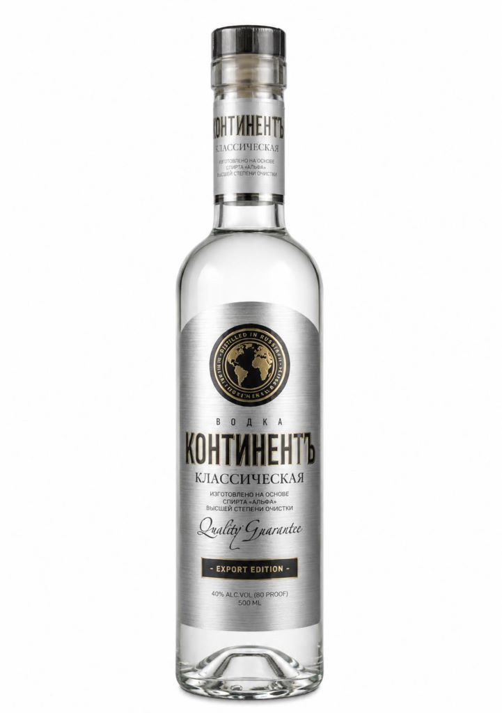 Водка Континенть Классическая 40% (0,5L)