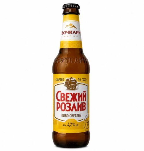 Пиво Свежий розлив 4.2% (0,44L)