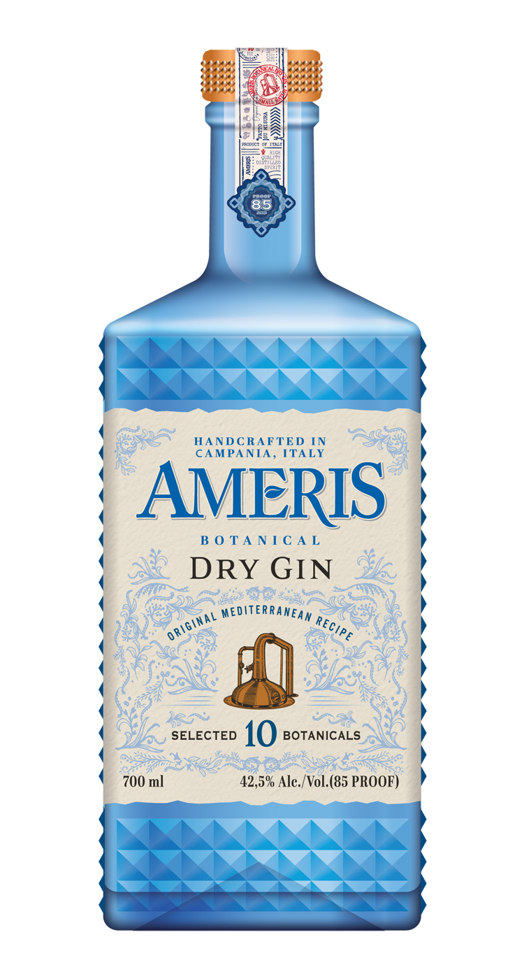 Джин Ameris Original Mediterranean Recipe Blue 42.5% (0.7L)