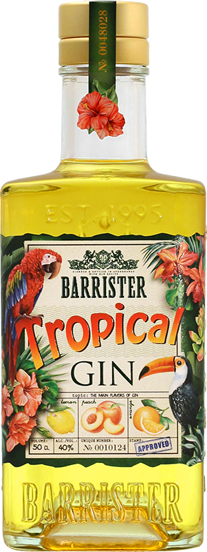 Джин Barrister Tropical Fruits 40% (0,5L)