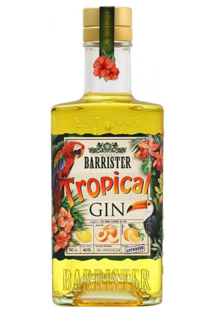 Джин Barrister Tropical Fruits 40% (0,5L)