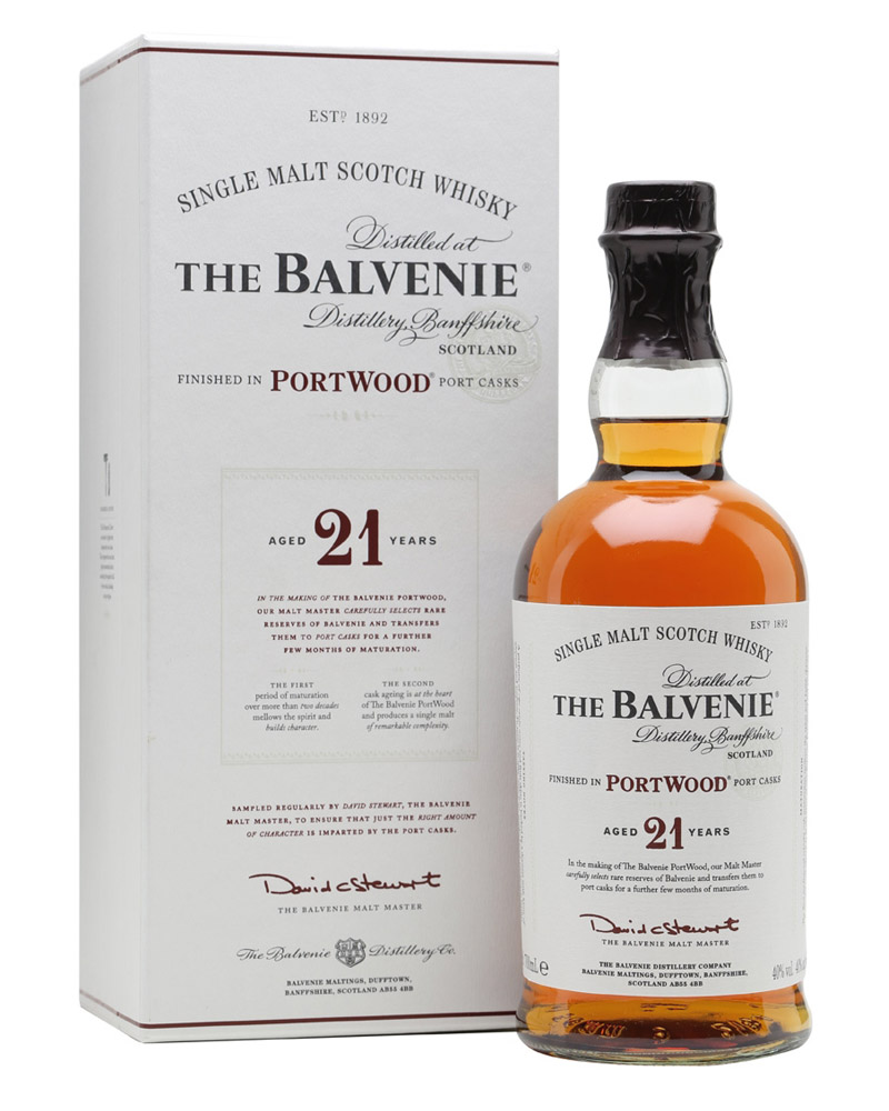 Виски The Balvenie Portwood 21 YO 40% in Gift Box (0,7L)