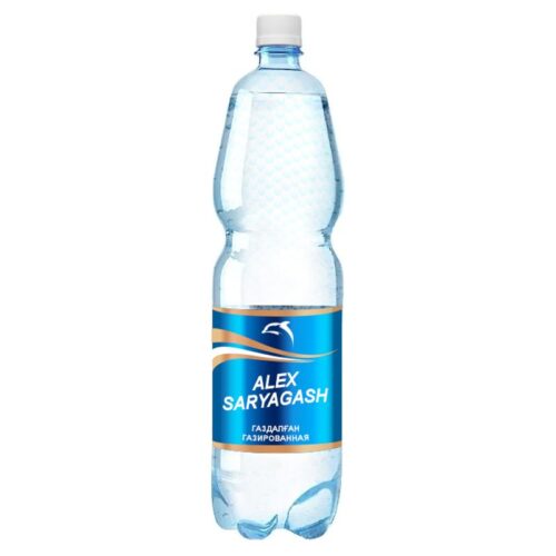 Вода Алекс Сарыагаш минеральная, газированная (1,5L) pet