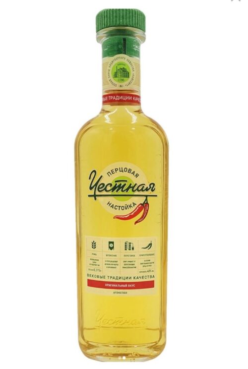 Настойка Честная Перцовая 40% (0,5L)