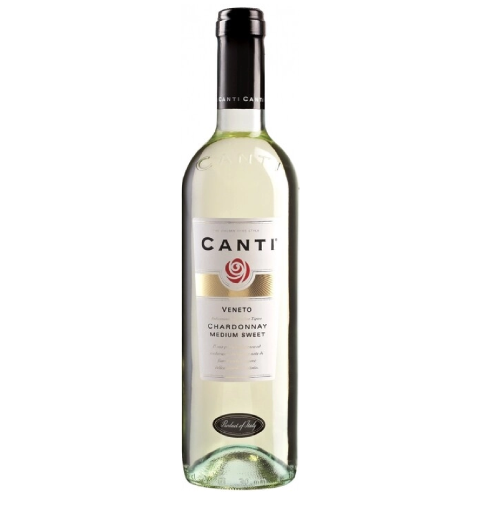 Вино Canti Chardonnay, Veneto IGT Medium Sweet 11,5% (0,75L)