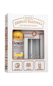 Виски Dewars White Label 40% +1 Glass (0.7L)