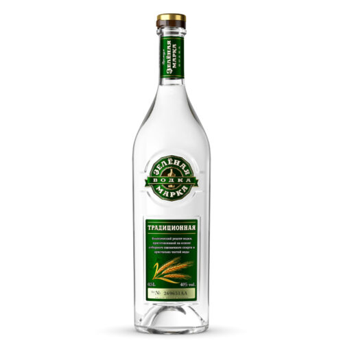 Водка Зеленая Марка Традиционная 40% (0.5L)