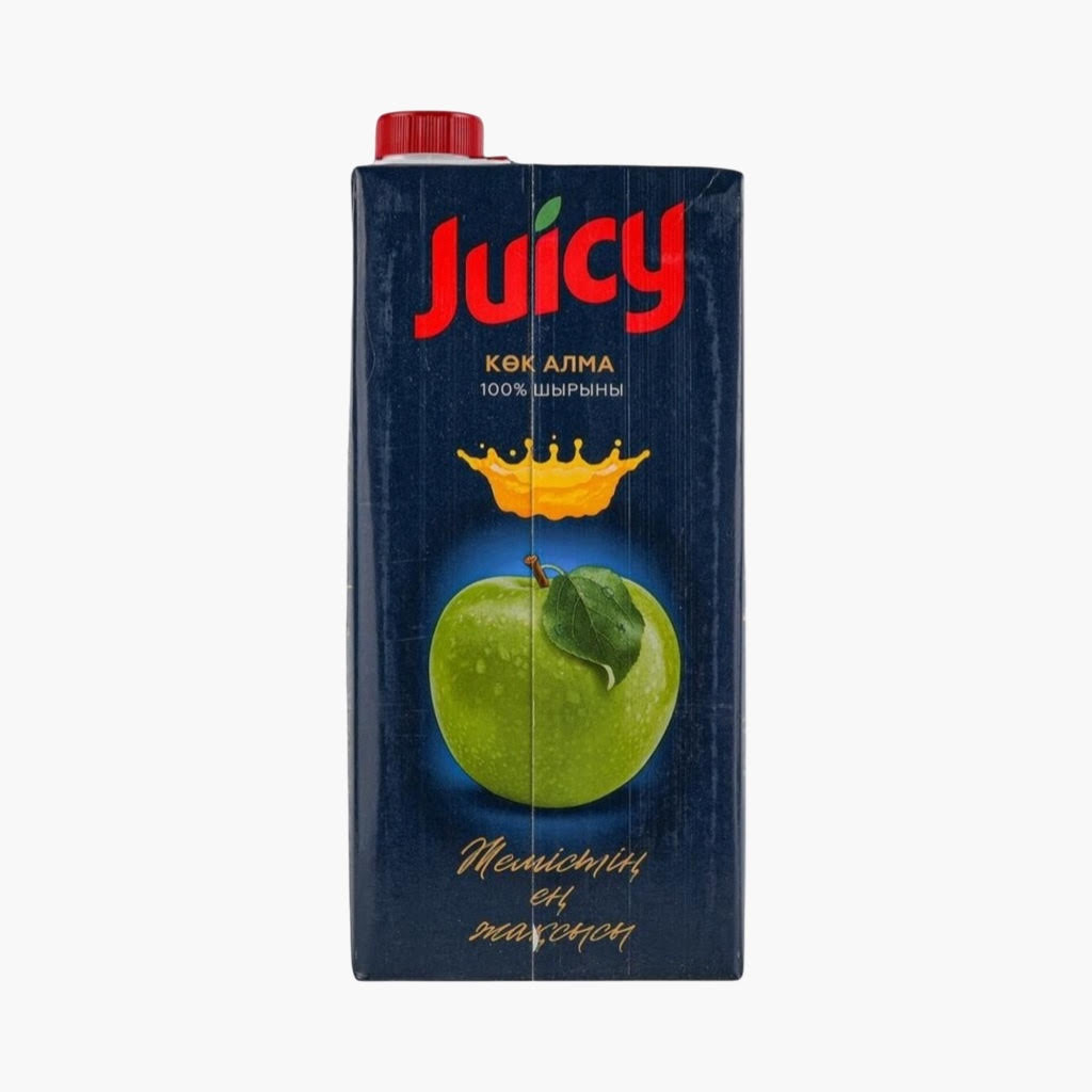 Сок Juicy Зеленое яблоко, Tetra Pak (1,95L)
