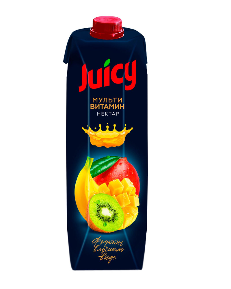 Нектар Juicy Мультивитамин, Tetra Pak (0,95L)