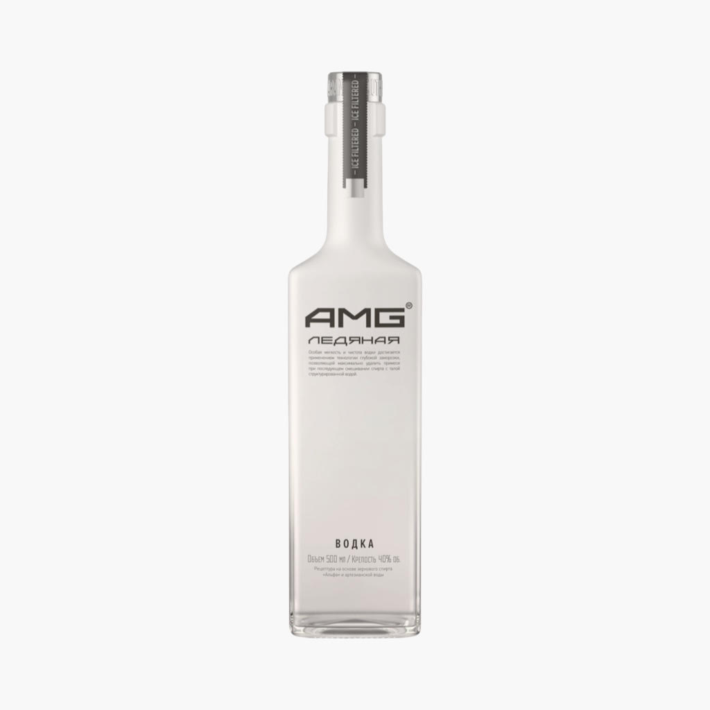 Водка AMG Ледяная 40% (0,5L)