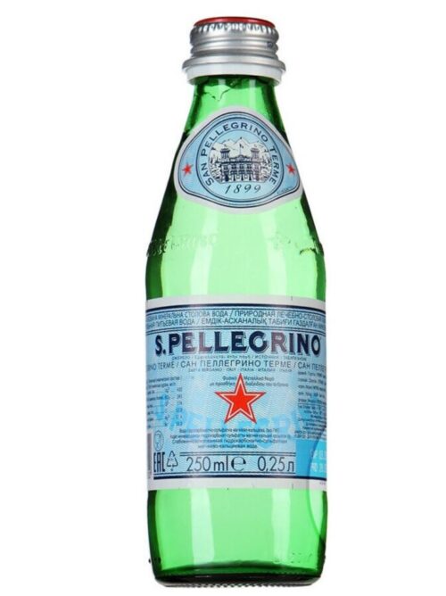 Вода S. Pellegrino Sparkling, Glass (0.25L)