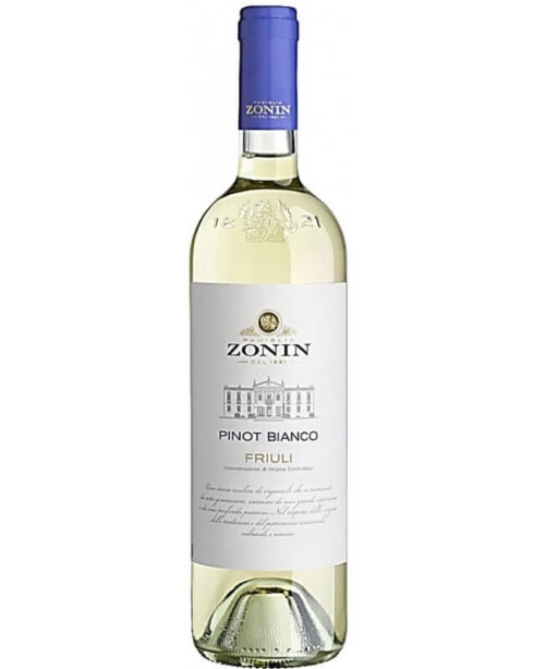 Вино Zonin Pinot Bianco Friuli DOC 12,5% (0,75L)