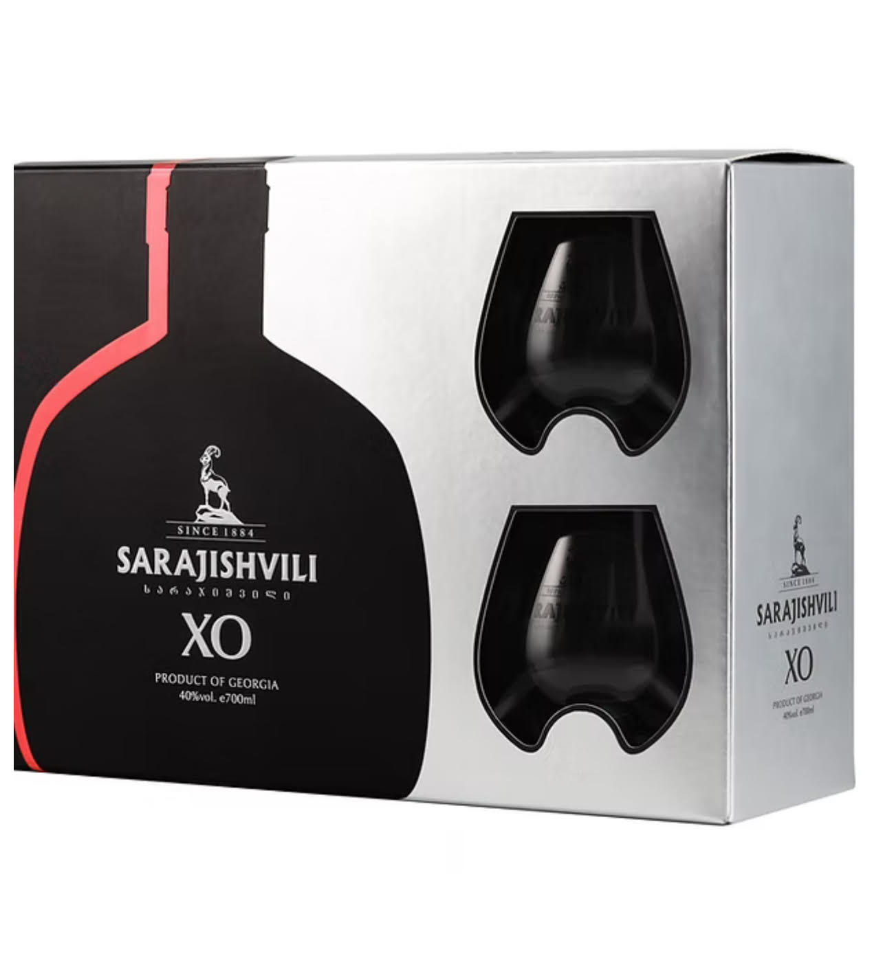 Коньяк Sarajishvili 5 лет 40% in Box (0,5L)