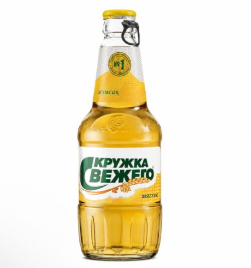Пиво Кружка Свежего Мягкое 4% (0,475L) стекло