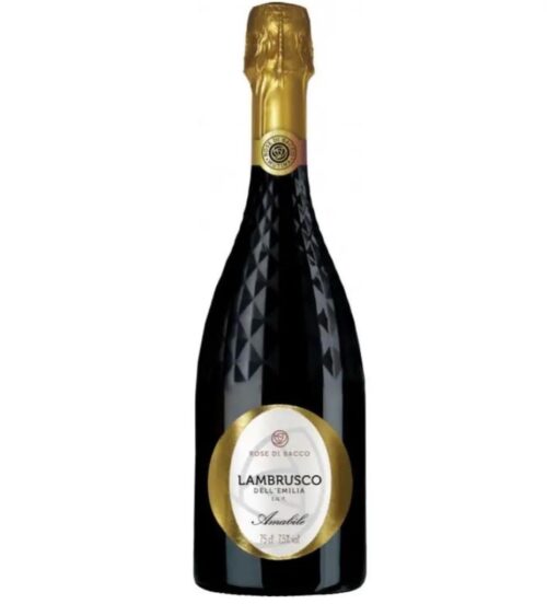Игристое вино Lambrusco Rose DI Bacco Rosso, 7.5% (0,75L)