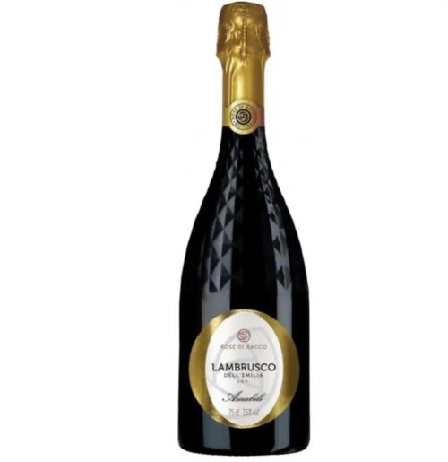 Игристое вино Lambrusco Rose DI Bacco Rosso, 7.5% (0,75L)