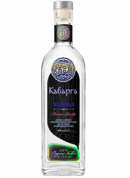 Водка Кабарга Черная 40% (0,5L)
