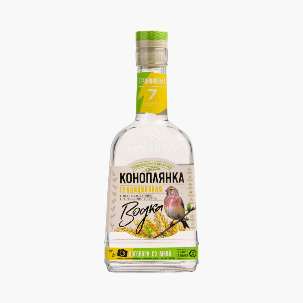 Водка Коноплянка Традиционная 40% (0,5L)
