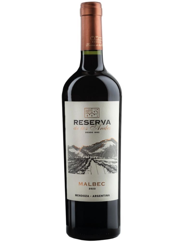 Вино Reserva De Los Andes Malbec 12.7% (0,75L)