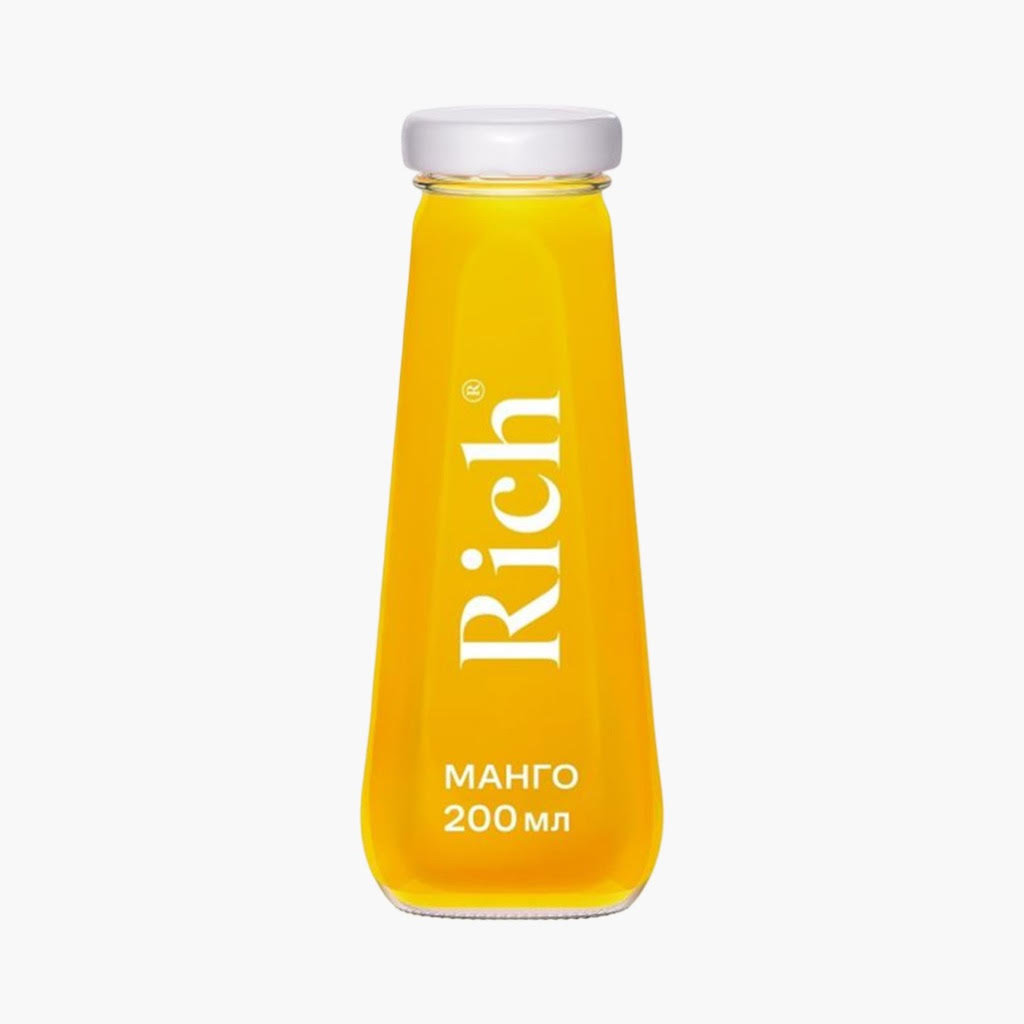 Нектар Rich Mango, Glass (0,2L)
