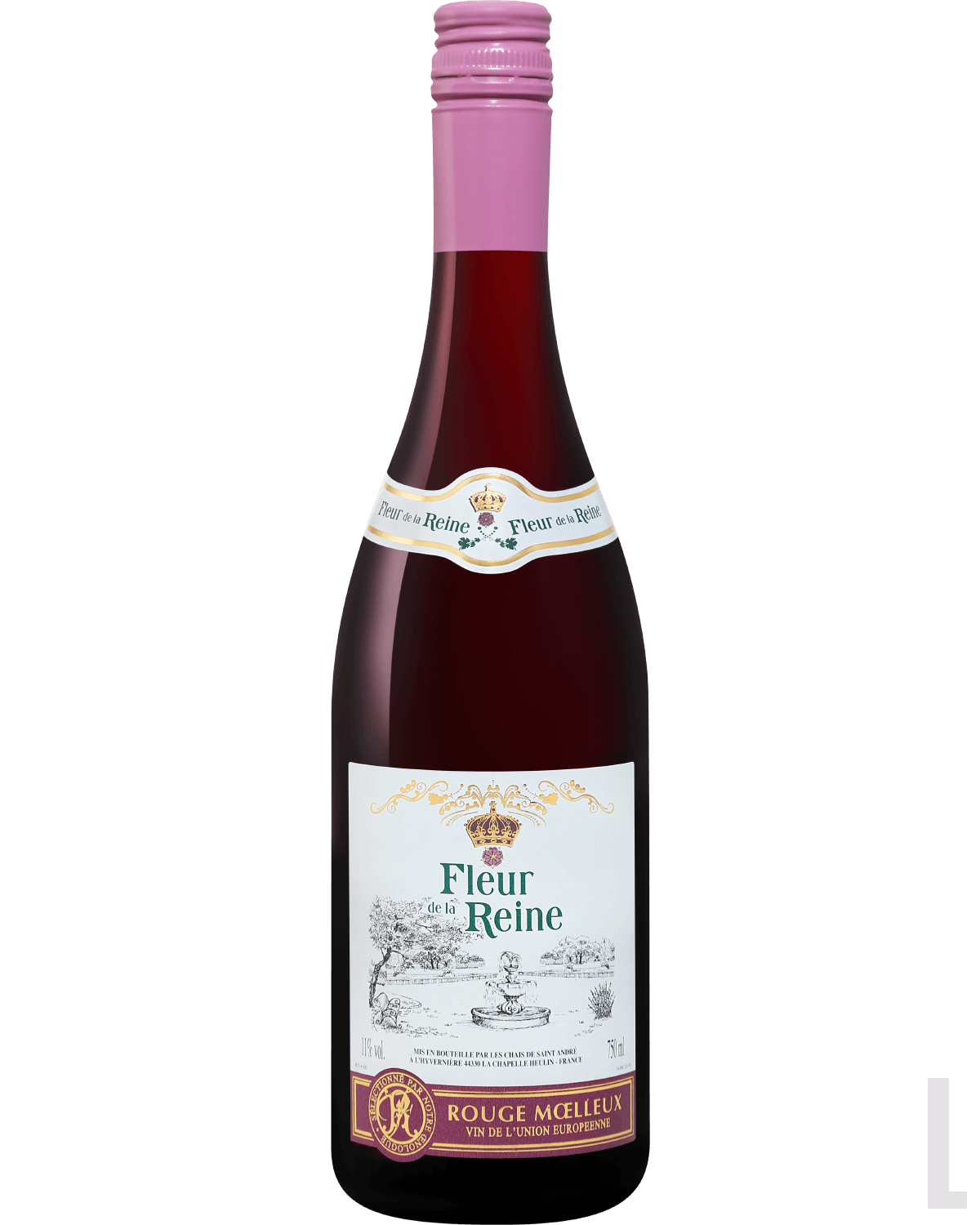 Вино Fleur de la Reine Rouge Moelleux 10.5% (0.75L)