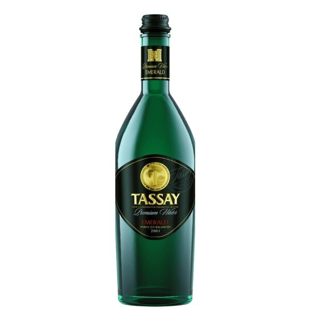 Вода Tassay Emerald Sparkling, glass (0,75L)