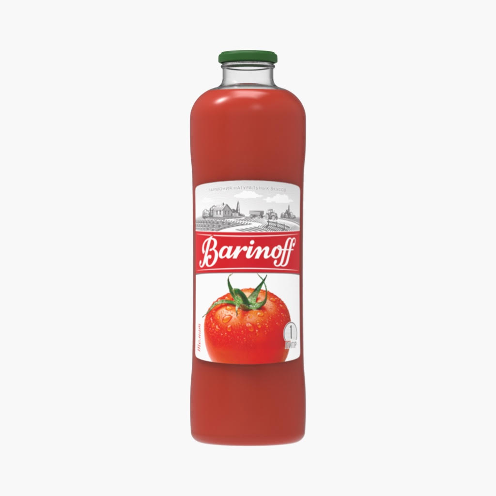Сок Barinoff Томат, Glass (1L)