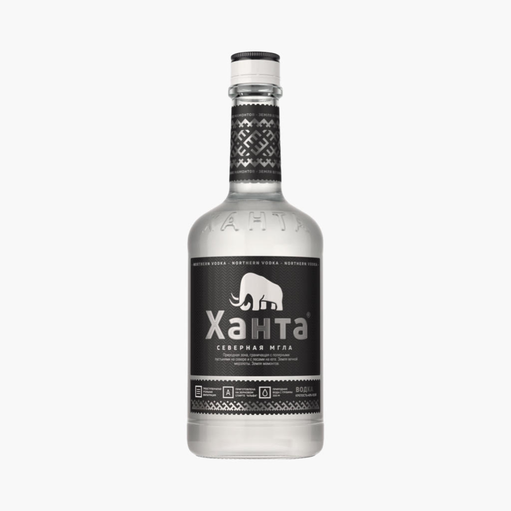 Водка Ханта Северная Мгла 40% (0,5L)