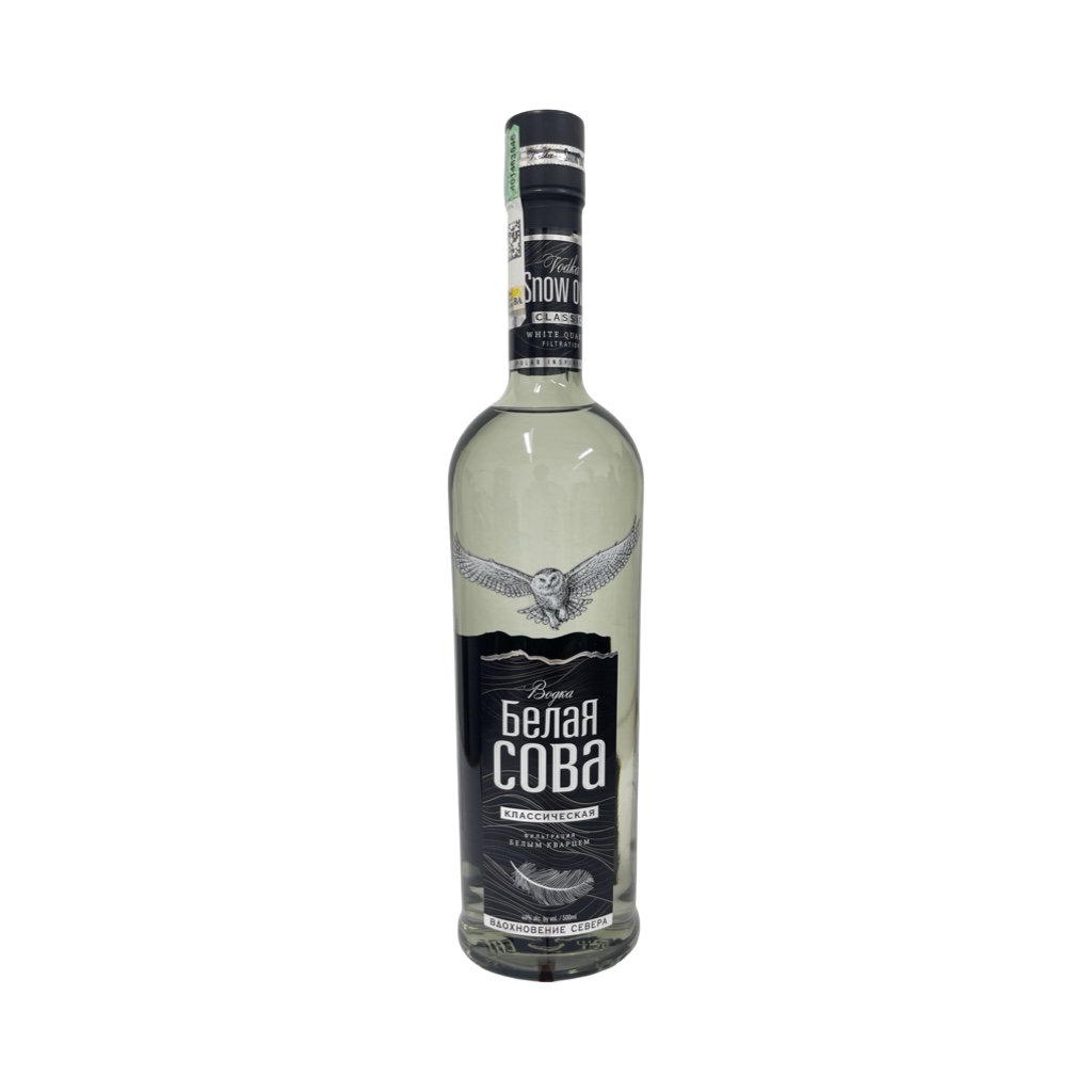 Водка Белая Сова Классическая 40% (0,7L)