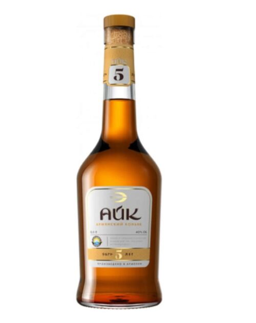 Коньяк АЙК 5YO 40% (0.5L)
