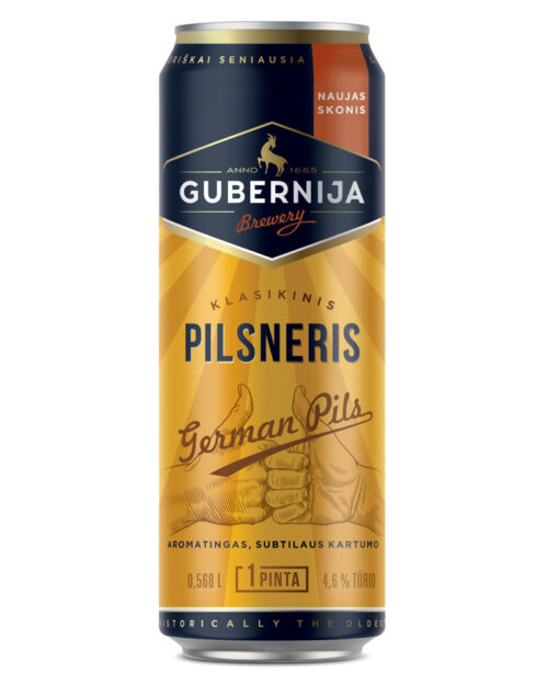 Пиво Gubernija German Pils Pilsner 4,6% Can (0,568L)