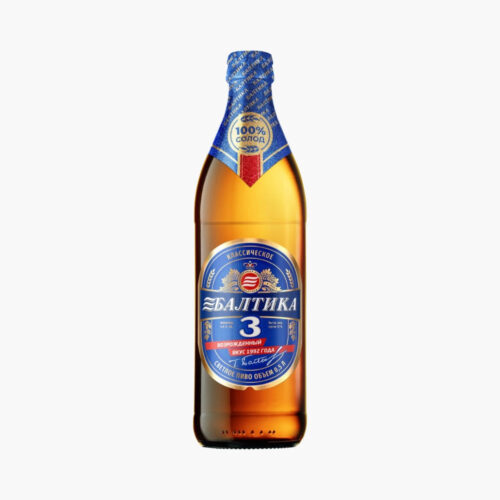 Пиво Балтика №3, glass 4.8% (0.5L)