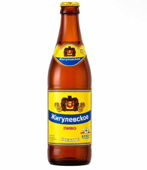 Пиво Шымкентское Жигулевское, 4%  (0,45L) Glass