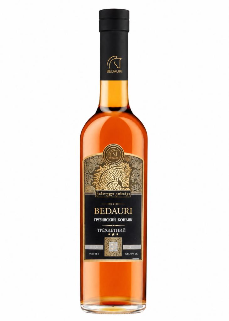 Коньяк Грузинский Bedauri 3 года 40% (0,5L)