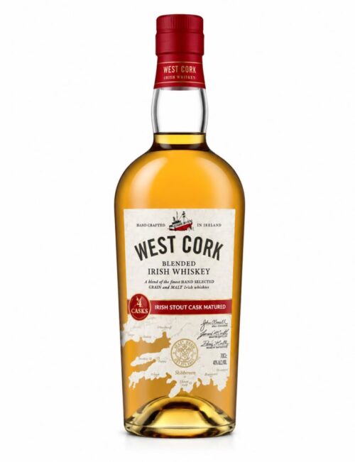 Виски West Cork Stout Cask Matured 40% (0,7L)