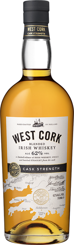 Виски West Cork Cask Strength 62% (0,7L)