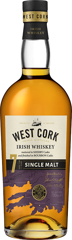 Виски West Cork 7 YO Single Malt 46% (0,7L)