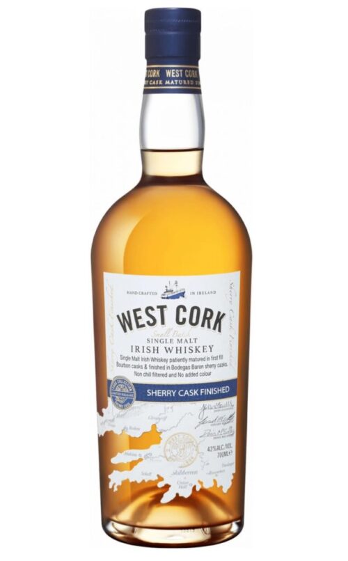 Виски West Cork Single Malt Bourbon Cask 40% (0,7L)