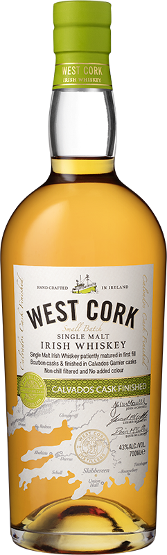 Виски West Cork Single Malt Calvados Cask 46% (0.7L)