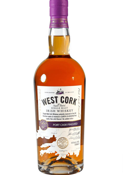 Виски West Cork Single Malt Port Cask 43% (0.7L)