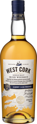 Виски West Cork Single Malt Sherry Cask 43% (0,7L)