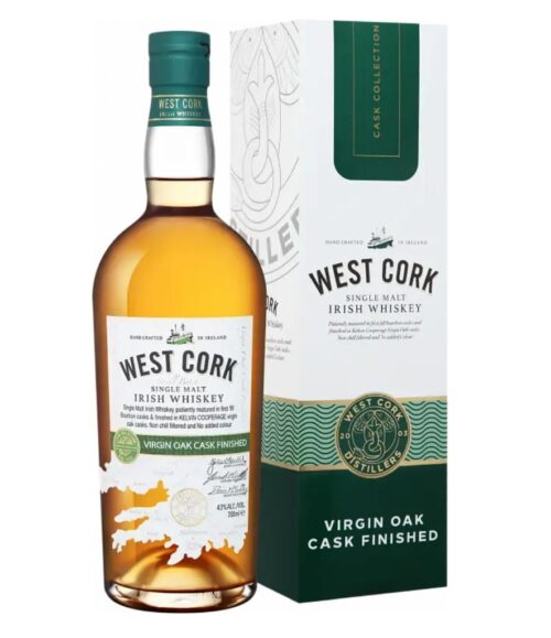 Виски West Cork Virgin Oak Cask 43% in Box (0,7L)