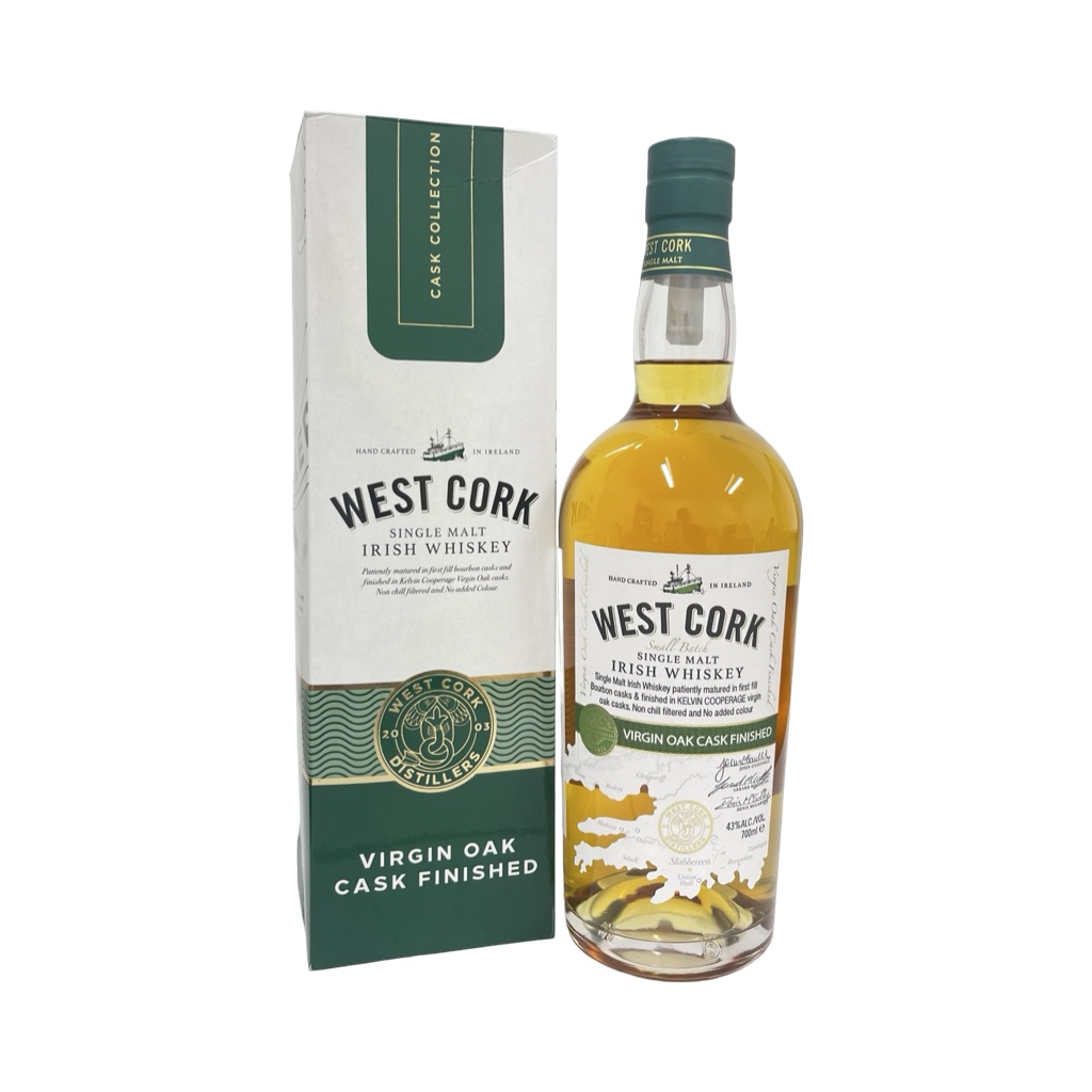 Виски West Cork Virgin Oak Cask 43% in Box (0,7L)
