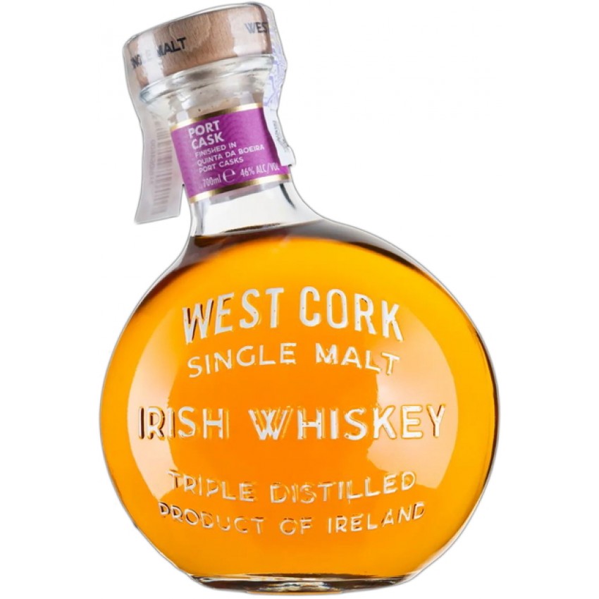 Виски West Cork Single Malt Port Cask Maritime 46% (0.7L)