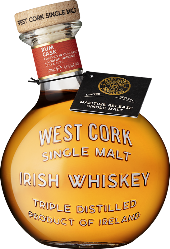 Виски West Cork Single Malt Rum Cask Maritime 46% (0.7L)