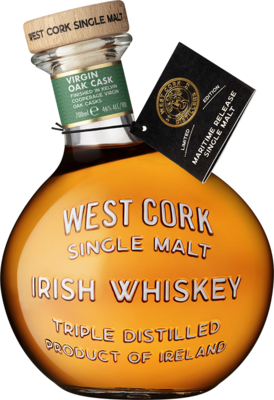Виски West Cork Single Malt Virgin Cask Maritime 46% (0.7L)