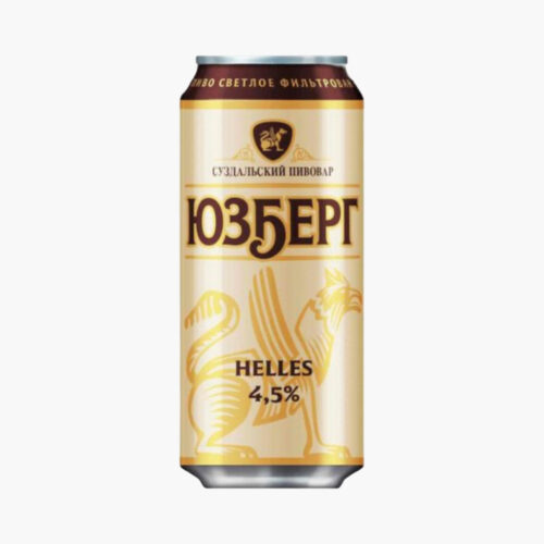Пиво Юзберг Helles, 4.5% in can (0.45L)